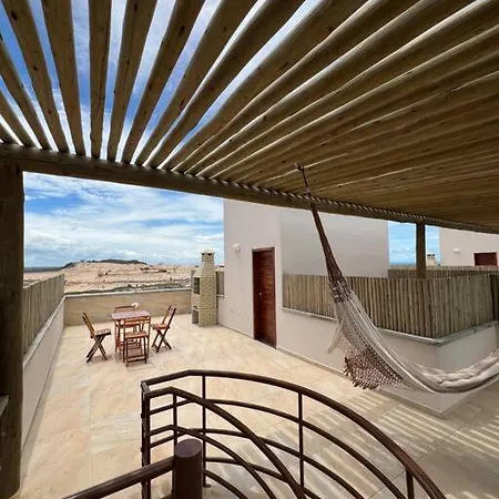 Flat Canoa Quebrada Com Terraco Aracati Exterior photo